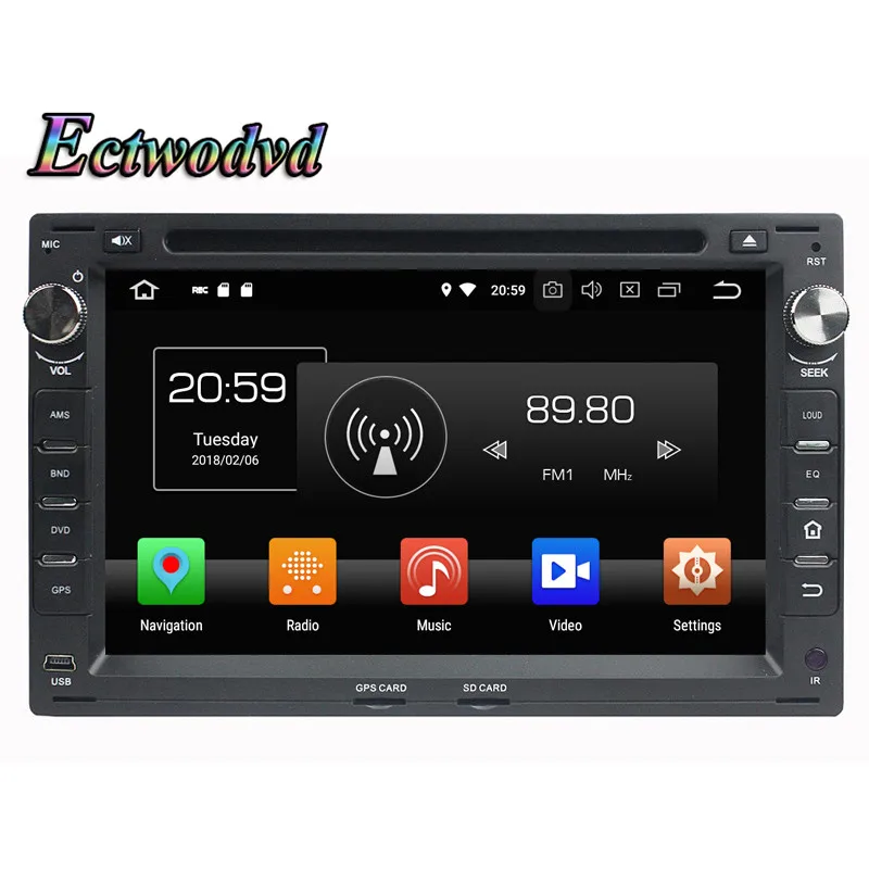 Flash Deal Ectwodvd Octa Core Android 9.0 Car DVD Player For VW Passat B5/Golf 4/Polo/Bora/Jetta /Sharan/T5 1999 2000 2001 2003-2005 0