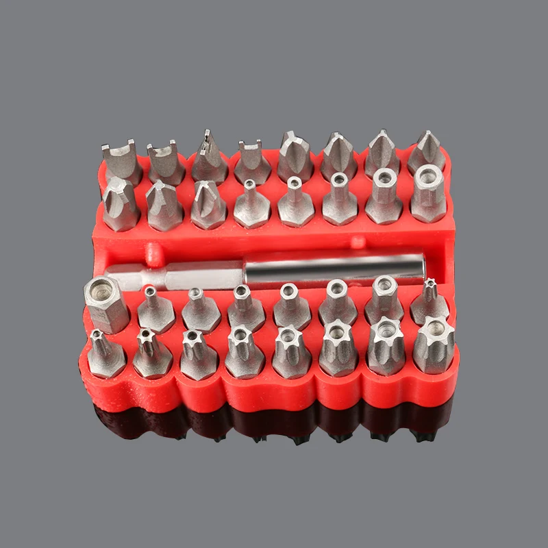 Bit de sécurité 33pcs Set Tamper Proof Torx Spanner Tournevis Star