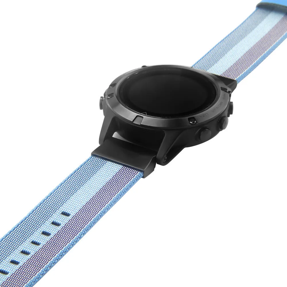 Нейлоновый ремешок для часов Ремешок Garmin Fenix 5 Wath тканый нейлоновый замена