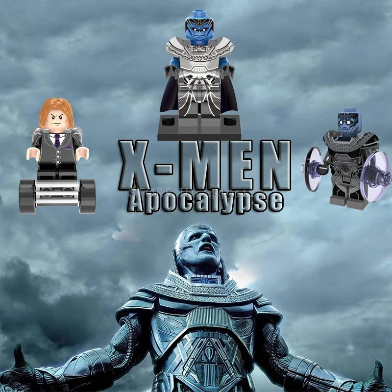 

Apocalypse LEGOing X-Men Dark Phoenix Professor X Magneto Juggernaut Blocks Kids Toys Figures Mutant Legoing Marvel Movie Figure
