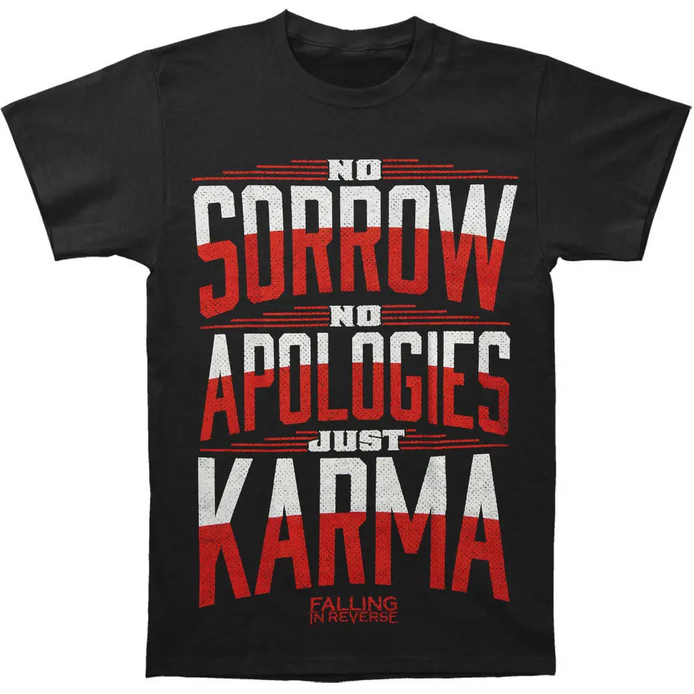 

Falling In Reverse Men's Sorrow T-shirt XX-Large BlackNew T Shirt Spring Summer