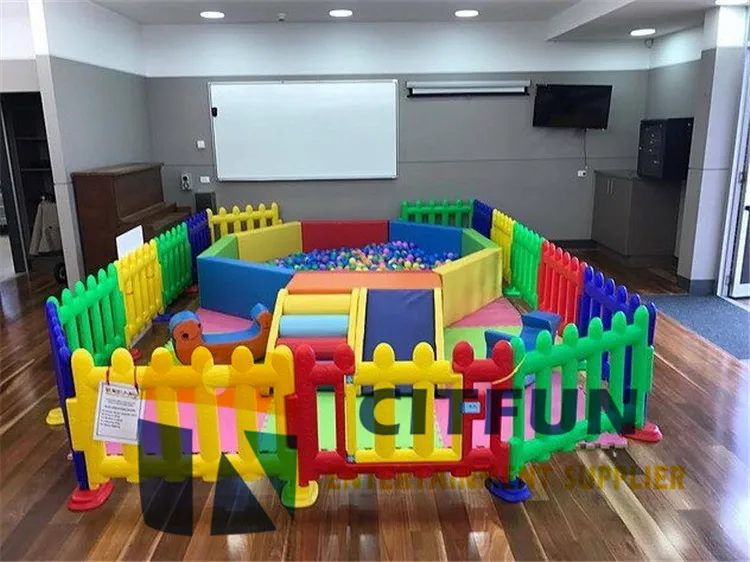 

Hot sale Eco-Friendly Toddler kids soft playground Area ,Family Multi-functional and Combination equipment TC-004A