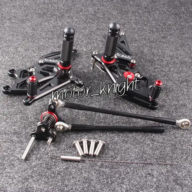 Adjustable Rear Sets Motorcycle Foot Pegs For 07 08 CBR 600RR 2007 2008