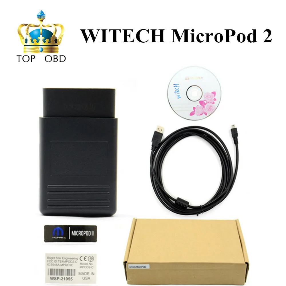 2017 Newly WITECH MicroPod 2 V16.04.12 For Chrysler Support Multi-Languages Chrysler latest diagnostic tool with best quality