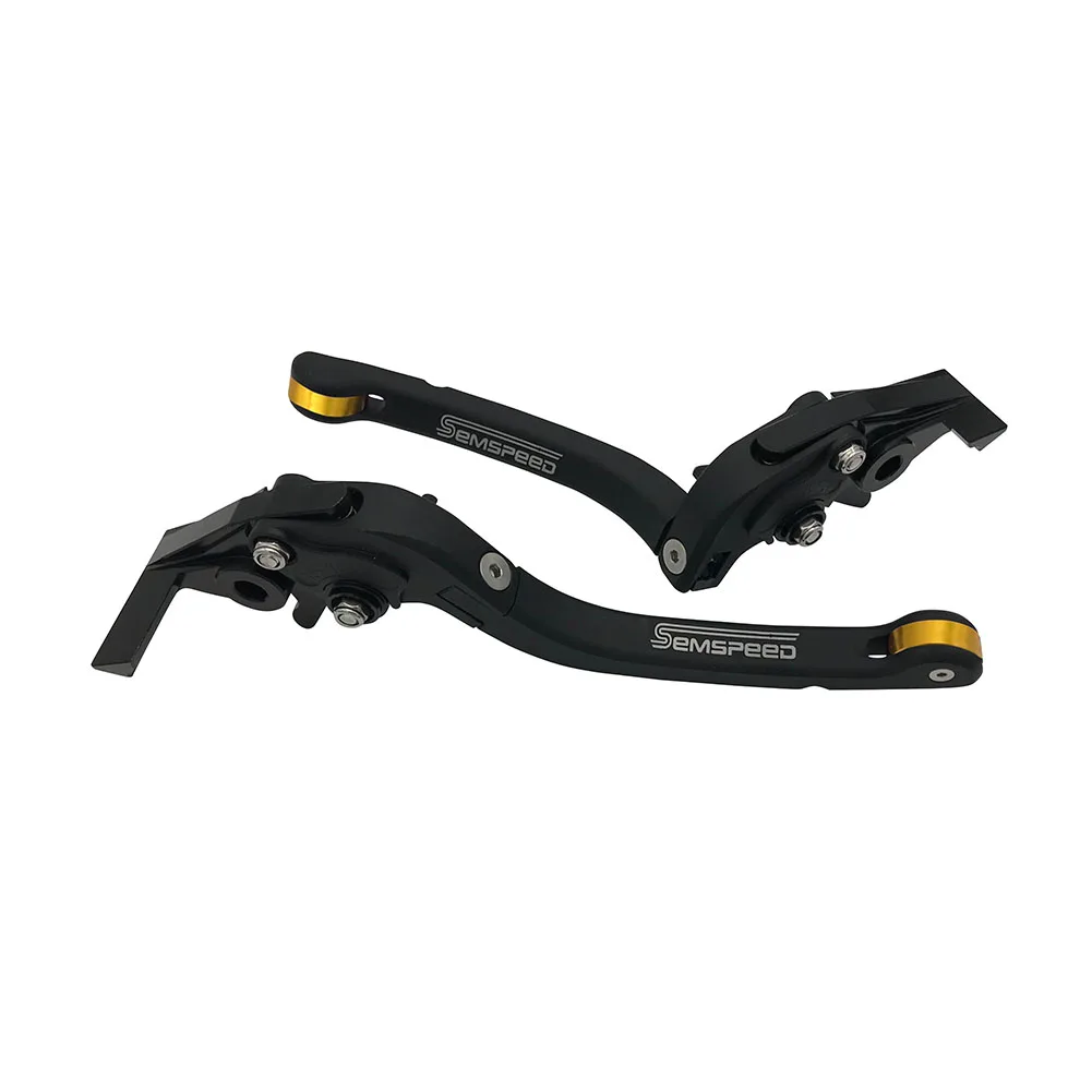 Gold Levers Для Aprilia SHIVER 900- регулируемые мотоциклетные складные тормозные рычаги сцепления Набор ручек для DORSODURO 750 2008 - Цвет: Gold Levers