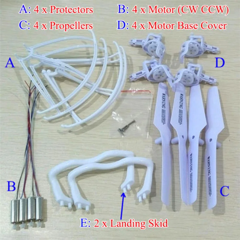 Для Syma X5 X5C RC Drone Quadcopter Crash Pack Kit Запасные части|Детали и аксессуары| |