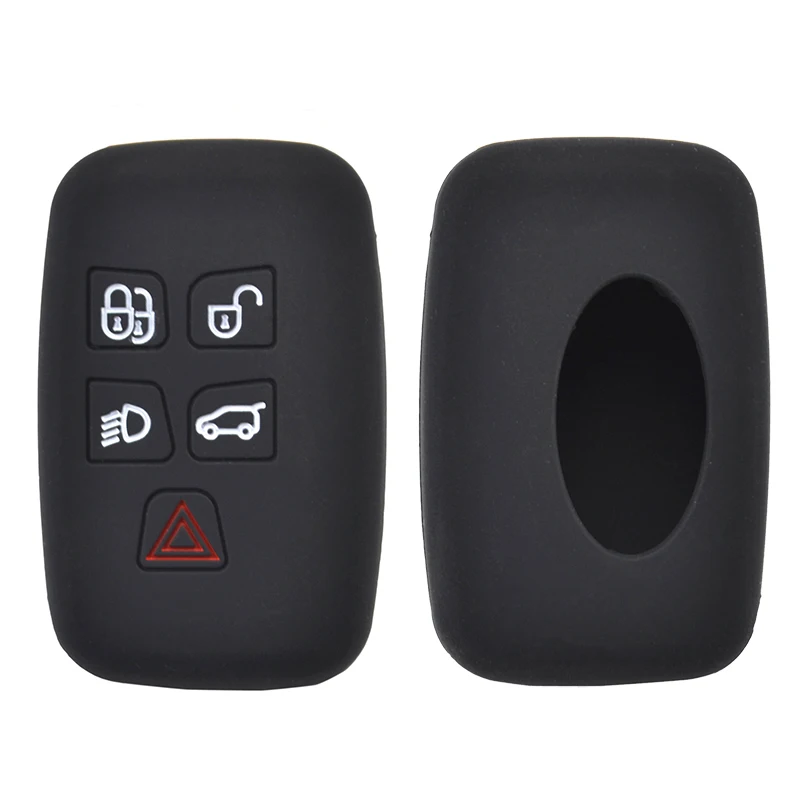 Силиконовый чехол с 5 кнопками для Land Rover Range Sport Vogue Evoque 4|key case for car|land rover key casecar cover |