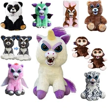 Bobby Plush Unicorn Plush Stuffed Panda Bunny Rabbit Cat Masha And Bear Toys Pink Pepa