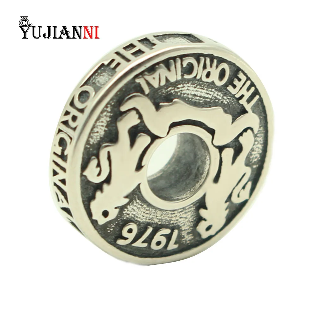 

Troll Coin Beads 925 Sterling Silver Charms Fit European DIY Woman Original Troll Bracelet & Necklace Gift Jewelry