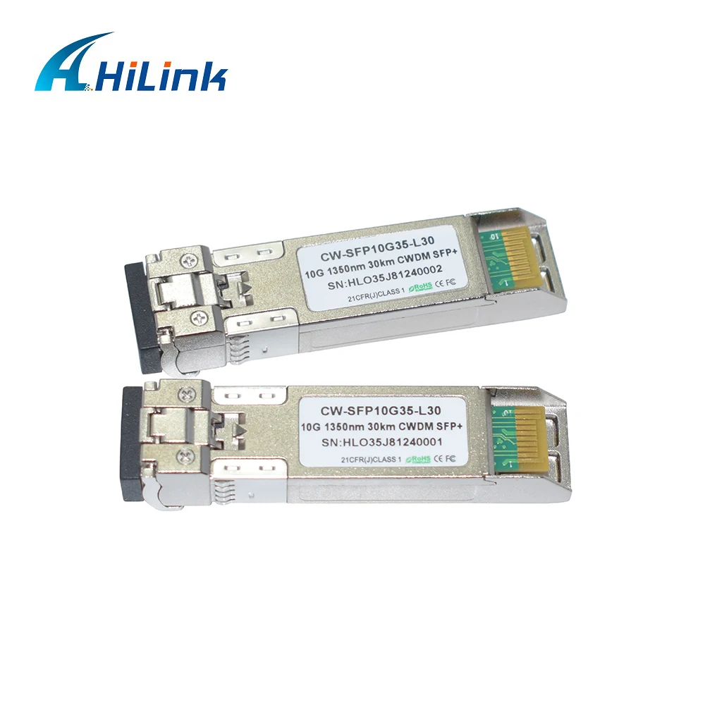 CWDM SFP + модуль приемопередатчика Duplex LC 10G 1350nm 30km DOM +|Оптоволоконное оборудование| |