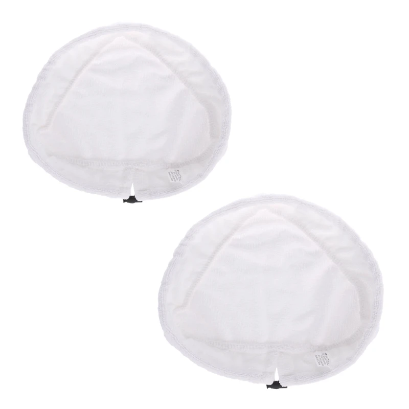 

2Pcs Replacement Micro Fibre Clothes Steam Cleaner Mop Pads Washable For H2O X5