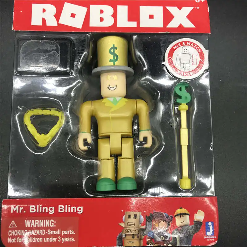 Us 259 Roblox Robot Mr Bling Bling Characters Action Figures Champions Of Roblox Games Figurines Toys Mermaid Action Toys Kids Gift In Action Toy - 