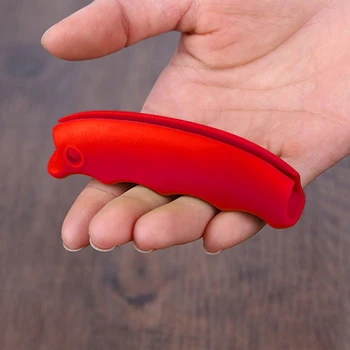 

1X Silicone Mention Dish For Shopping Bag to Protect Hands Trip Grocery Bag Holder Clips Handle Carrier Lock Candy colors Hom