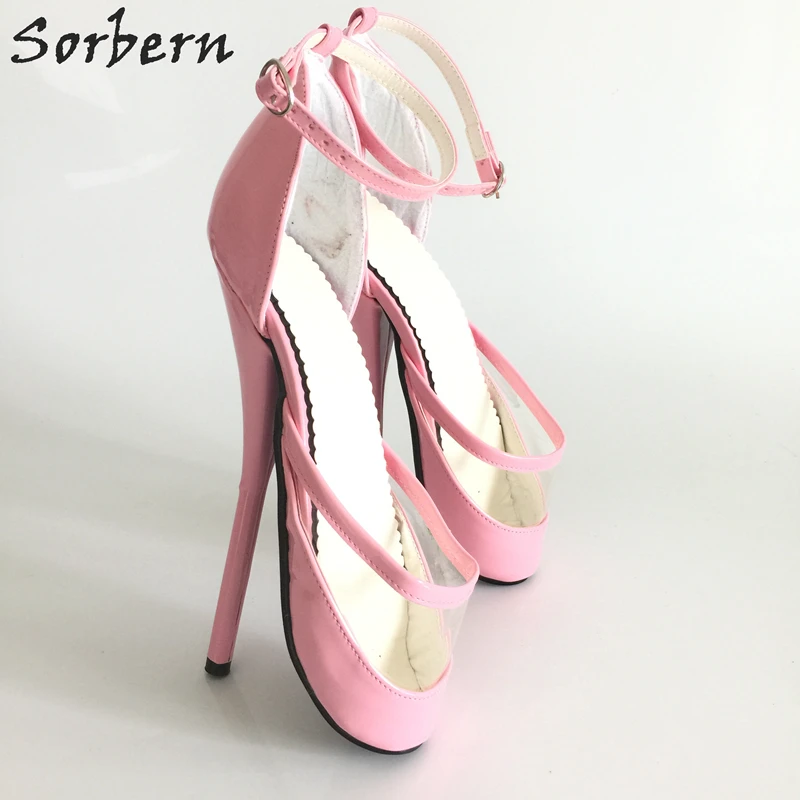 Sorbern Pumps Shoes Woman Gothic Ballet Heels Plus Size Gothic Shoes ...
