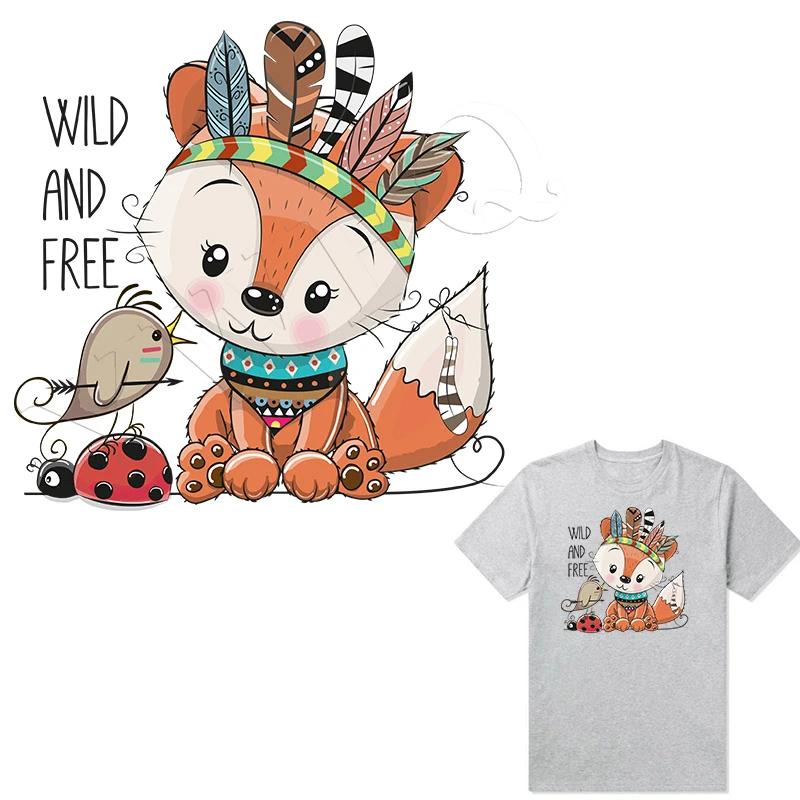 DIY Animal Printing Washable Heat Transfers Stickers A-level Iron on Appliques DIY Animal Printing Washable Heat Transfers Stickers A-level Iron on Appliques