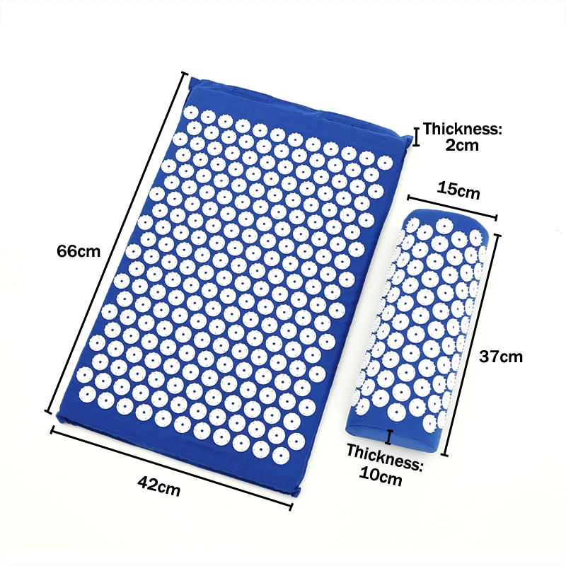 Новый лотос-образный Массажер для иглоукалывания подушка, снимающая стресс назад телесная боль Спайк Коврик акупунктурный массаж йога