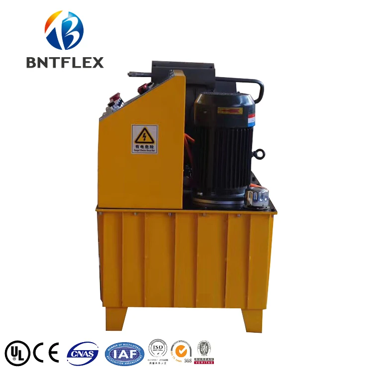 BNT51F 380v 3 phase 3 kw or 4 kw semi automatic 2" pipe press machine with 10 sets of dies BNT51F 380v 3 phase 3 kw or 4 kw semi automatic 2" pipe press machine with 10 sets of dies