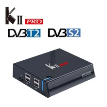 MECOOL KII Pro Android Tv Box DVB-T2&DVB-S2 Amlogic S905D Quad Core 2GB/16GB Ram Android 7.1 Tv Box K2 PRO BT4.0 4K H.265 Player