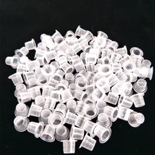 Татуировки чернил чашки 500 шт 9 мм пигментный контейнер постоянный макияж карандаш для бровей и губ микроблейдинг боди-арт тату Поставка аксессуары