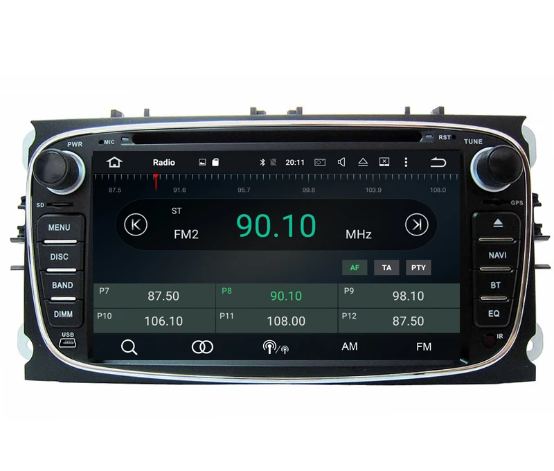 Cheap Octa(8) Core Android 8.0 Car Dvd Player gps FOR FORD MONDEO/FOCUS/S-MAX/GALAXY Navi audio multimedia auto stereo RAM 4G ROM 32G 1