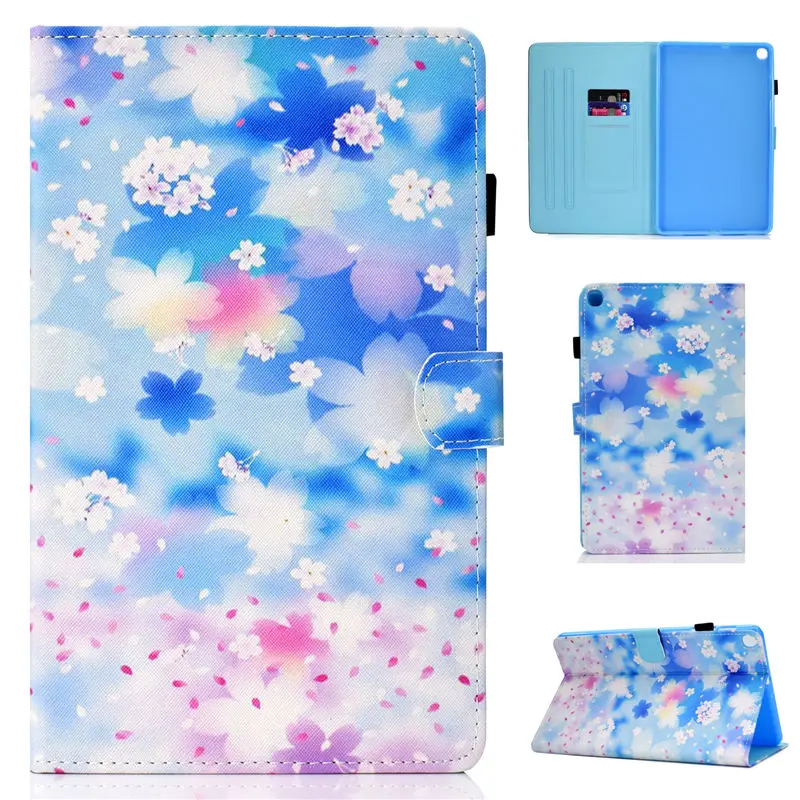 Чехол с мультяшным рисунком для samsung galaxy tab A 8 0 2019 S Pen SM P200 P205 P207 чехол планшета флип