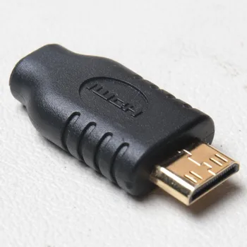 

High quality mini HDMI Male to Micro HDMI Female Gold-Plated Connector Adapter convertor,200pcs/lot