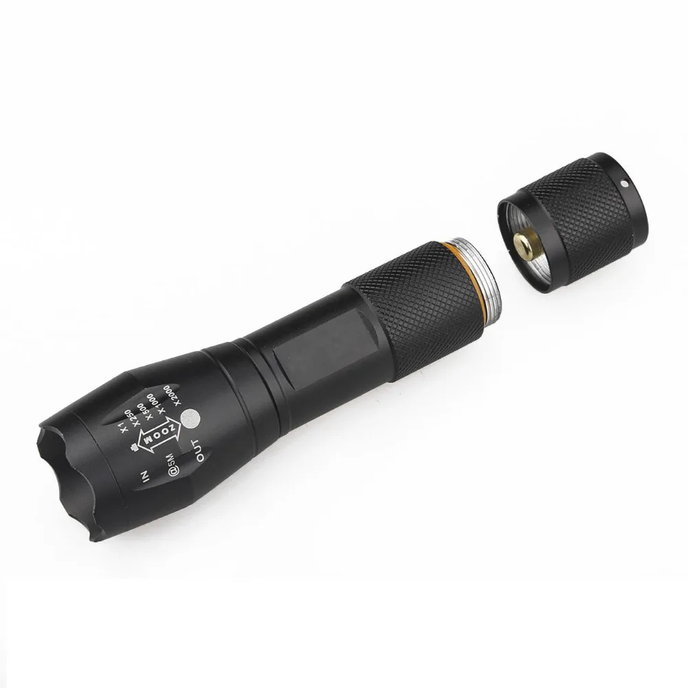 LED Flashlight Torch Aluminum Waterproof Zoomable T6 5 Mode Nightlight 15000LM Portable | Освещение