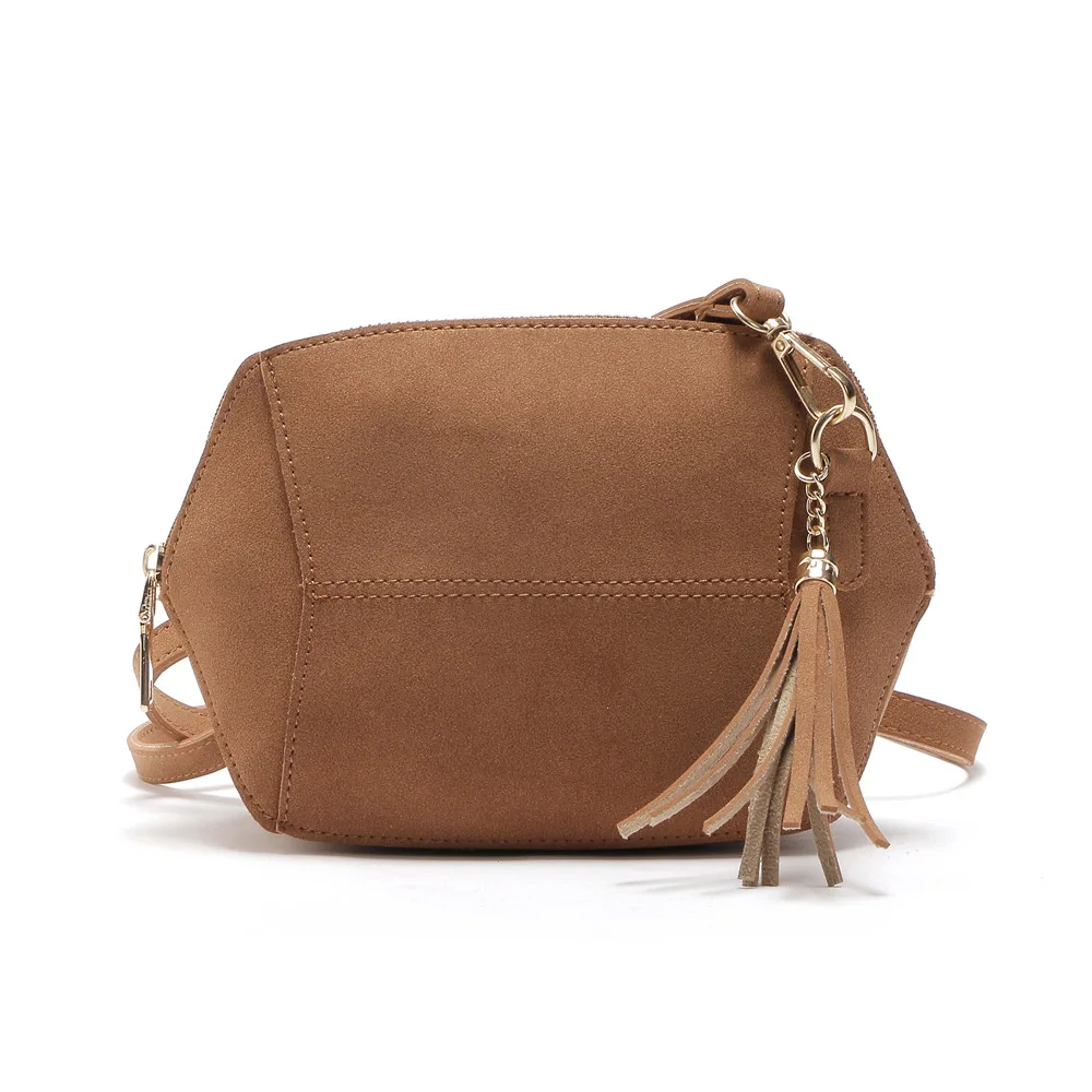 SMOOZA новая женская сумка на плечо с кисточками из искусственной кожи, женская сумка, сумка через плечо для женщин, скраб, сумка-мессенджер