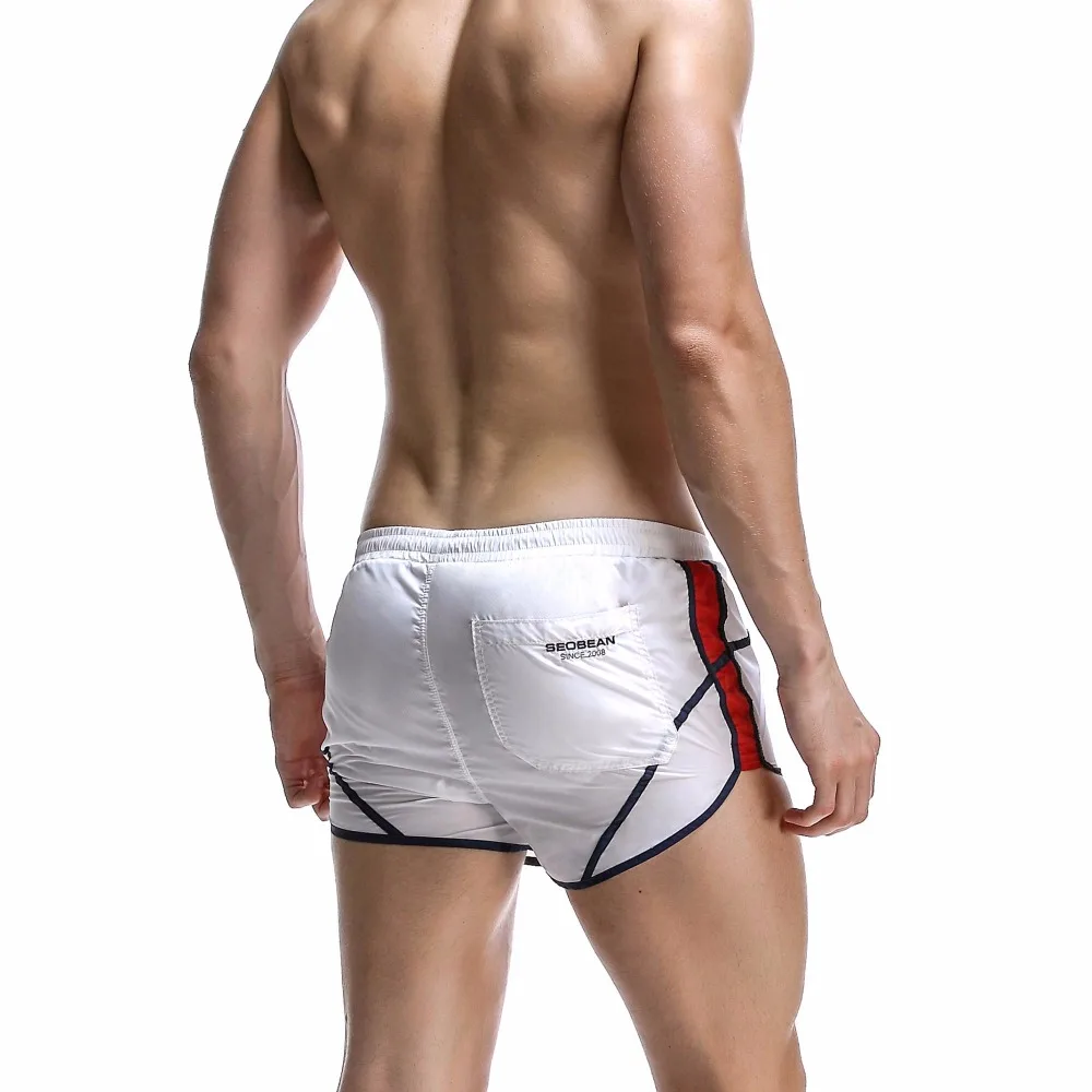 de talla L 34-36 Pantal/ón corto de color para hombre deportivo SEOBEAN