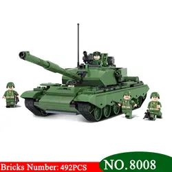 Новый Победитель 8008 военные Танк серии Тип 99 основной боевой танк Модель Building Block Классические игрушки для детей праздник подарок