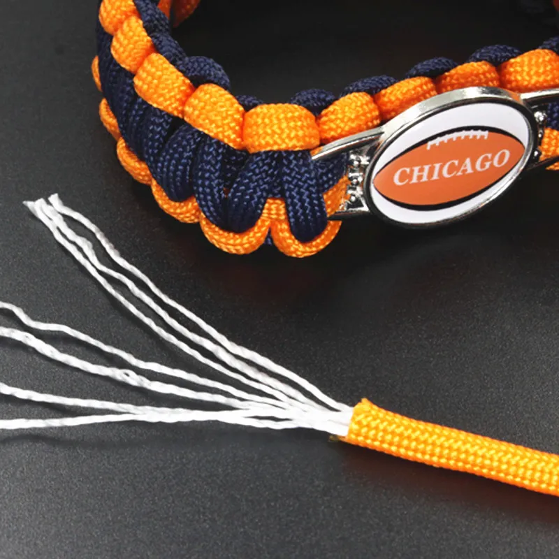 

NCAA Washington Stat Outdoor Camping Braided Rescue Paracord Bracelet Parachute Cord Emergency Rope Survival Bracelets For Women