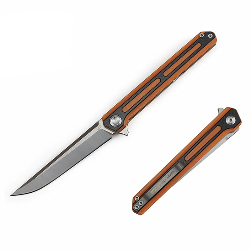 Orange STEDEMON C06 Тактика Складной нож 440C Лезвие KVT шарикоподшипник G10 Ручка Кемпинг Охота Открытый выживания Ножи EDC инструменты - Цвет: Orange