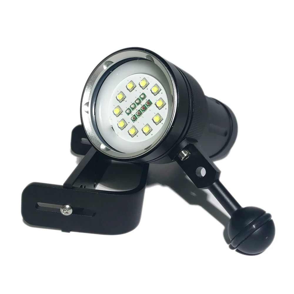 

High Powerful XML L2 Scuba Diving Light Led Torch Underwater Video Diving Flashlight Lamp Waterproof linterna Led Dive Lights