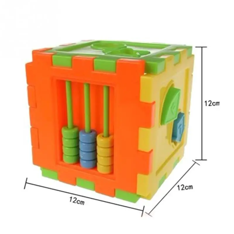 1 Набор кубиков, блоки для сортировки, пластиковая детская интеллектуальная развивающая игрушка, строительный конструктор для раннего обучения детей, игрушка