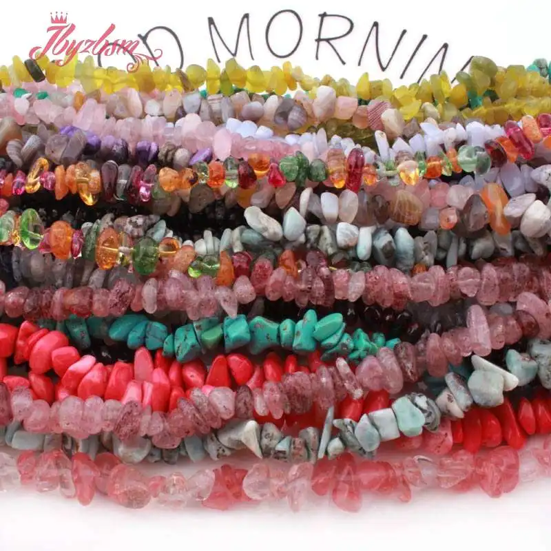 4-7mm Natural Lapis Kyanite Opal Quartz Freeform Chip Stone Beads For Christmas Gift DIY Necklace Bracelet Jewelry Making 16″