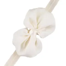 Flower Hair Bow Band beige