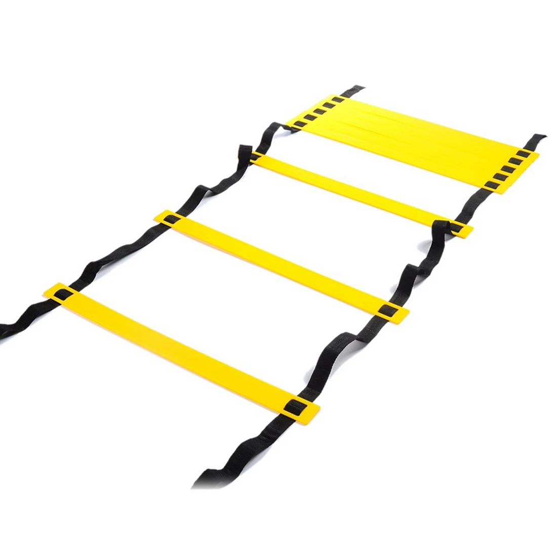 

12 Rung 6M Football Training Speed Agility Ladder Black Straps Training Ladder Step Soccer Accessories