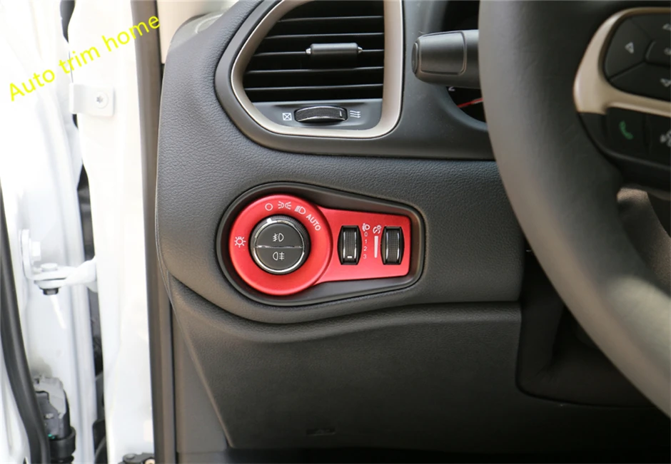 

Lapetus Head Lights Lamp Switch Button Panel Molding Garnish Cover Trim 1 Pcs Fit For Jeep Renegade 2015 2016 2017 2018 2019