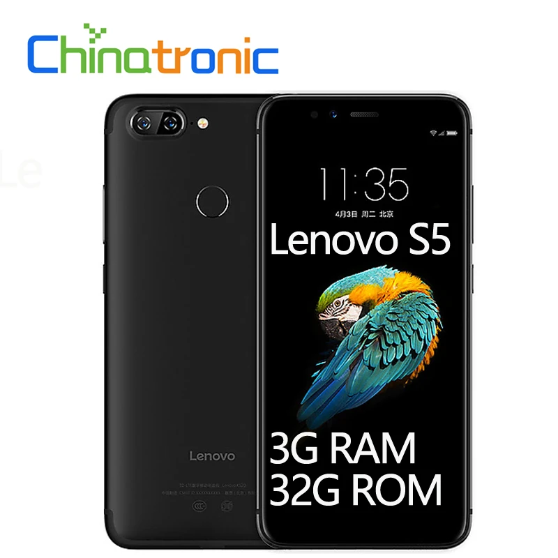 Lenovo S5 K520 смартфон с 5 7 дюймовым дисплеем восьмиядерным процессором Snapdragon ОЗУ 4 Гб