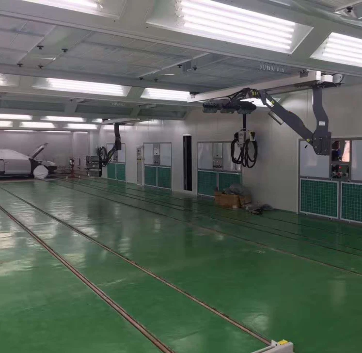 

Spray-painting Line Multi-station Two Stations Vehicle Maintenance and Repair Painting Line With Central Dust Removal System