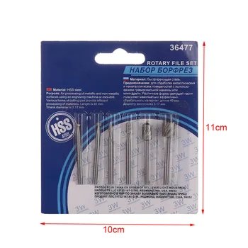 

6pcs Tungsten Carbide Nail Drill Rotary Nail Cutter Nail Files Burr Bit Machine for Manicure Accessory Cuticle Clean Tools