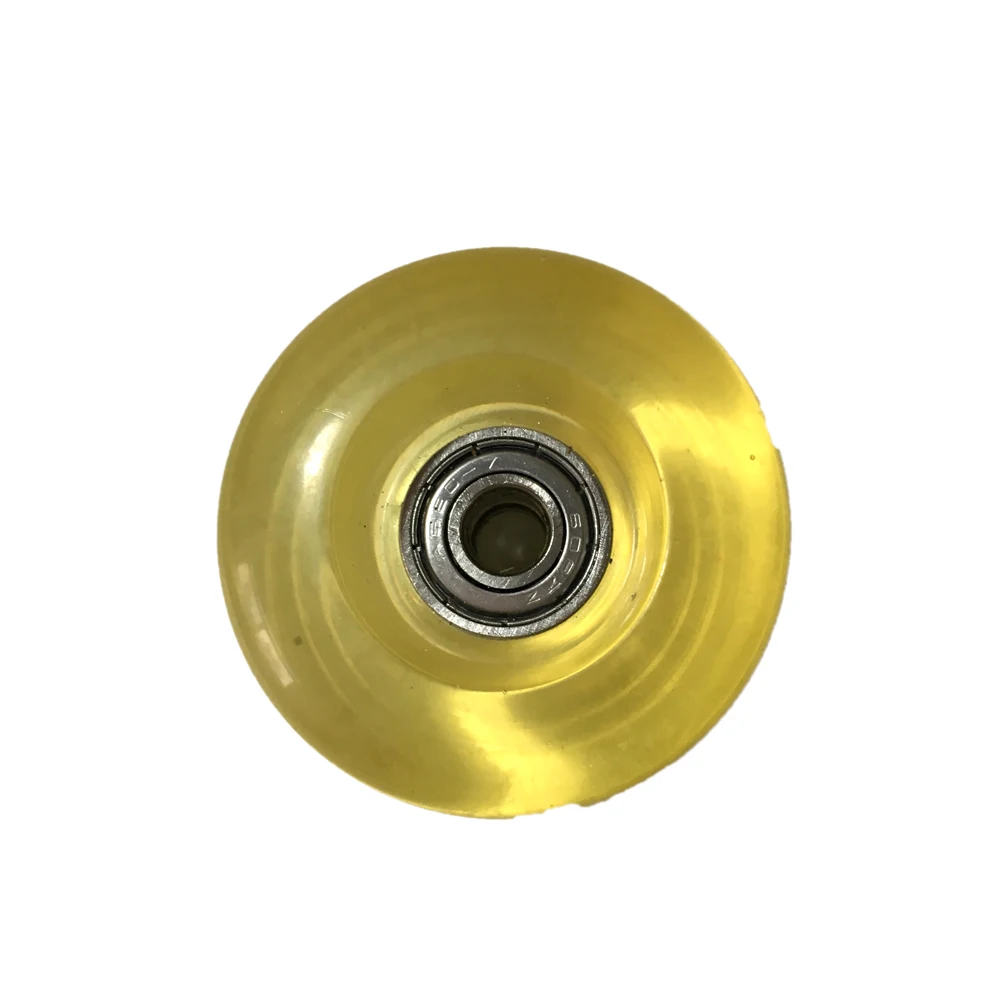 قطعة واحدة عجلة 82A مزدوجة خط أحذية التزلج الأسطوانة بو ABEC-7x2 عالية مرونة 58 ملليمتر x 33 ملليمتر ارتداء مقاومة