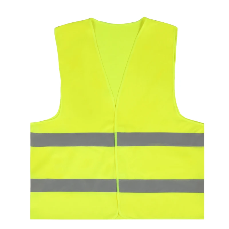 

New Vest Clothing Traffic Motorcycle Night Rider GREEN-Yellow Safety Security Visibility Reflective Cycling Outdoor Sports