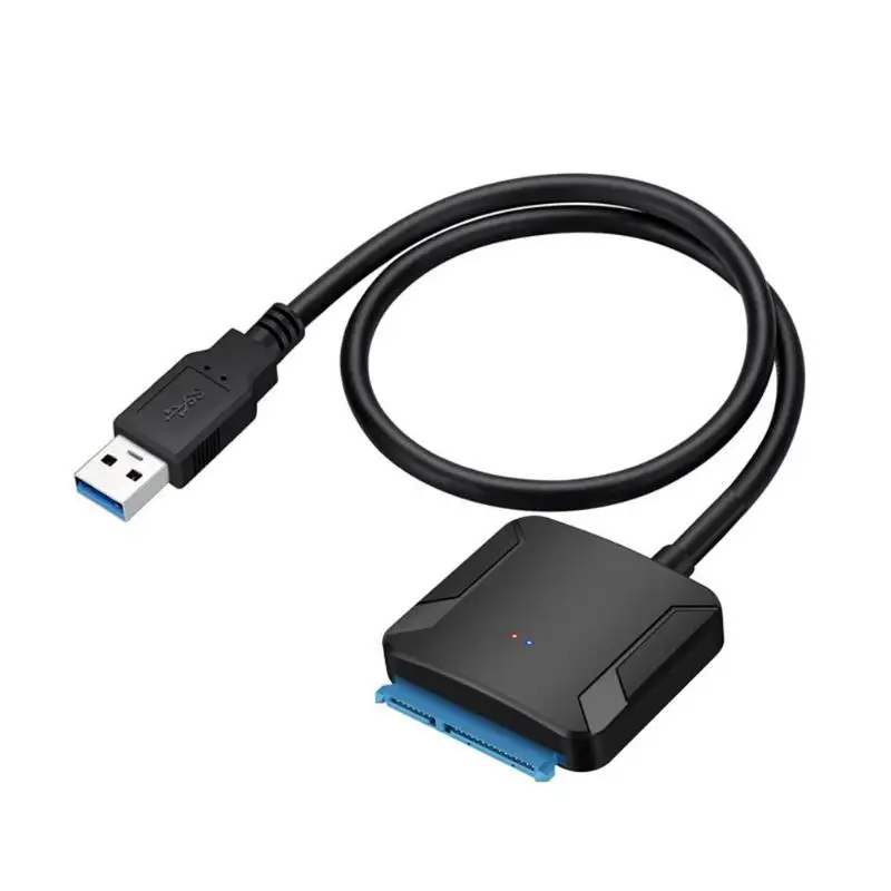 Адаптер 44 5 см SATA USB Переходник 3 0 на Sata кабель конвертер для 2.5in 3.5in HDD SSD жесткого