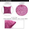 Ice Silver Velvet Pillow Solid Colorr Luxury Pillowcase Cushion Home Decor For Living Room Sofa Custom Throw Pillow 40/45/50/60 6