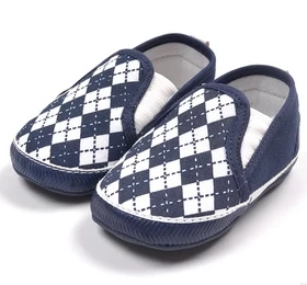 Мода Алмазный Сетка Детские Slip-On Обувь мягкая подошва младенческой firstwalkers для малышей мальчиков Демисезонный стопы одежда - Цвет: navy