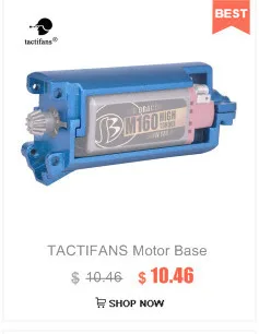 TACTIFANS Big Dragon M120/140/160 высокий крутящий момент/высокая Скорость мотор AEG/отлив мотор длинный/короткий оси для страйкбола M4/MP5 M16 G3 P90 АК