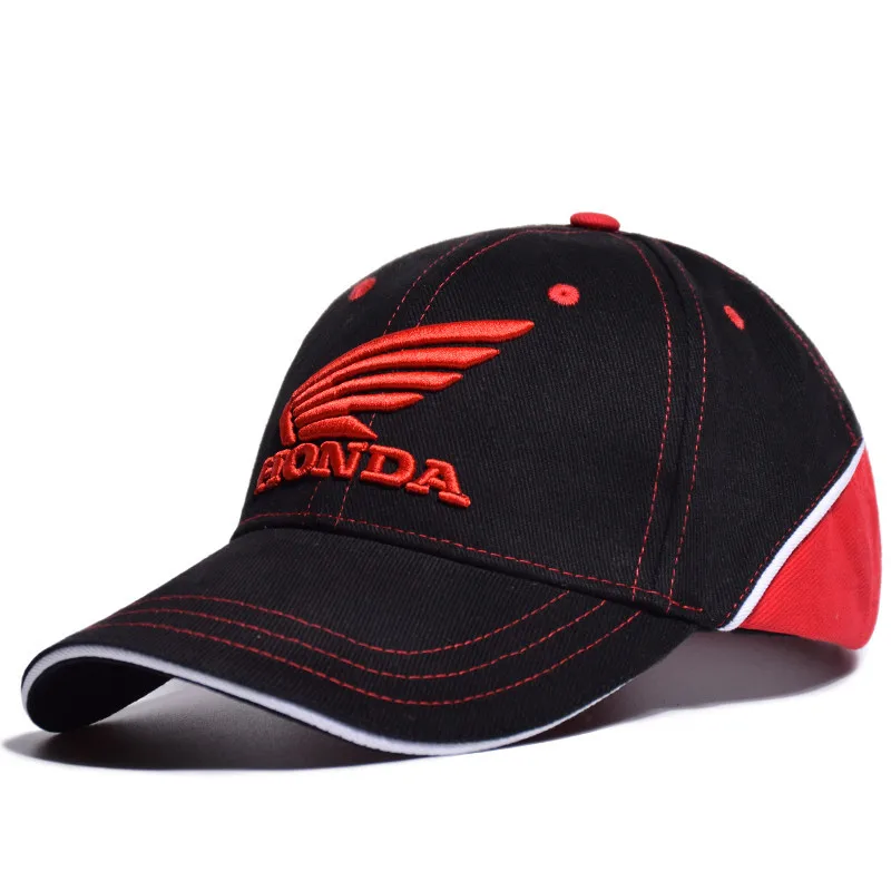 

Fashion New Red Black HONDA Motorcycle Embroidery Baseball Cap Hat Men Snapback Caps Casual Sun Hats Trucker Hats