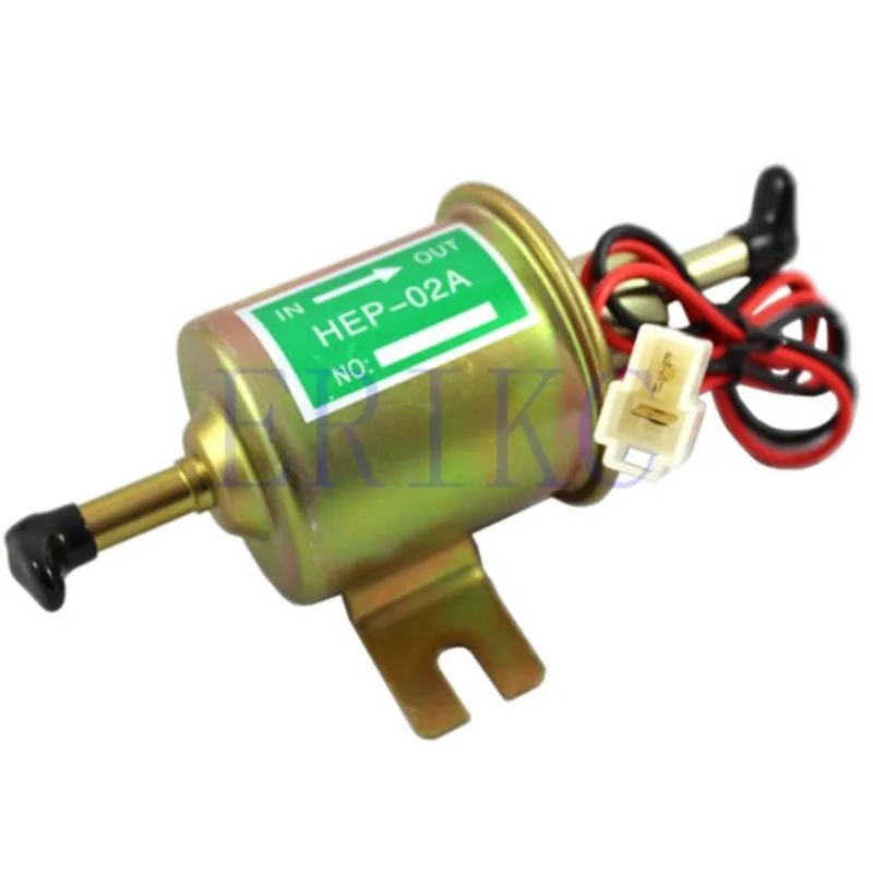 New 12V Electric Fuel Pump Low Pressure Bolt Fixing Wire Diesel Petrol HEP-02A.