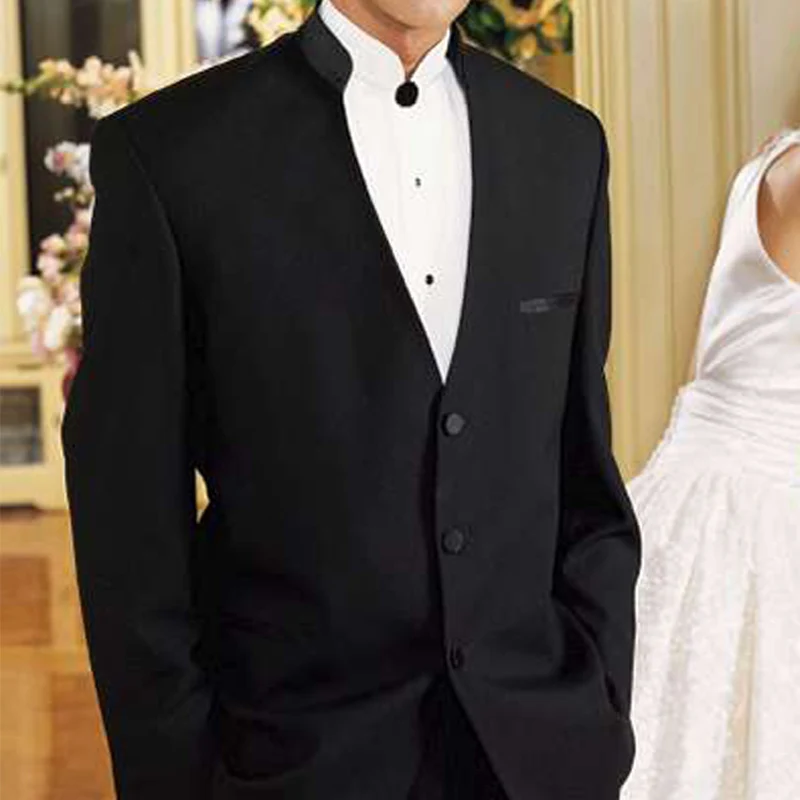 Deux-Pi-ces-Noir-De-Mariage-Mari-Smokings-pour-Hommes-2018-Chinois-Style-Deux-Pi-ces